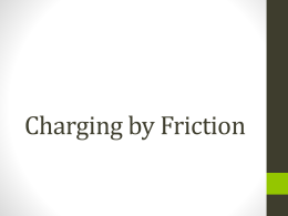 Charging by Friction