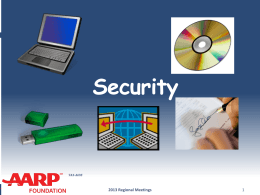 Security - AARP Tax-Aide