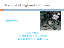 Mechanical Engineering Careers - git