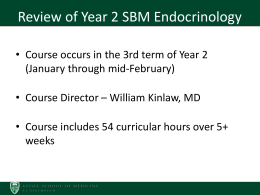 SBM Endocrinology Course Review
