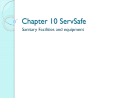 Chapter 10 ServSafe