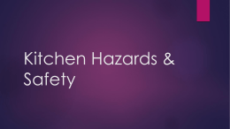 Overview of Kitchen Safety