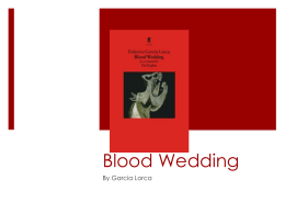 Blood Wedding - cannonenglish