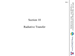 Radiative transfer