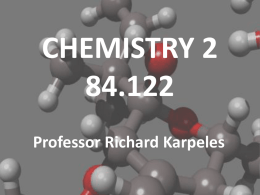 CHEMISTRY 1 84.121