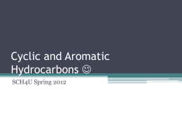 Cyclic and Aromatic Hydrocarbons - fm-orgchem-2012