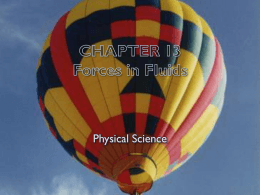 CHAPTER 13 Forces in Fluids - A