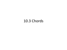 10.3 Chords - SCEVMATH.ORG