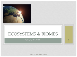 Ecosystems - Rossmoyne SHS Moodle