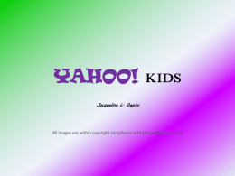 yahoo! kids - Portfolio of Jacqueline Byron