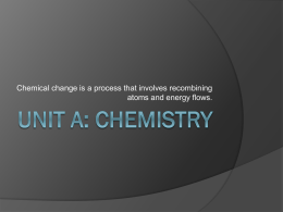Unit A: Chemistry - LCHSProfessionalLearningSpaces