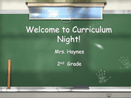 File - Mrs. C. Denise Haynes Second Grade Gator News