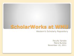 ScholarWorks - Western Michigan University