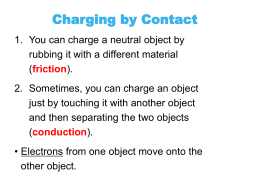 Handout: Charging Objects by CONDUCTION