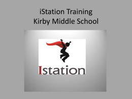 iStation Training Kirby Middle School