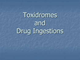 TOXIDROMES