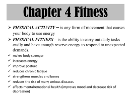 Ch.4 Fitness Powerpoint