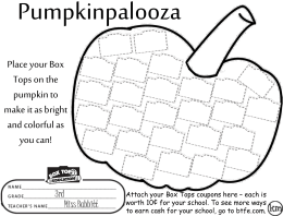 Box Top Pumpkinpalooza - Granite School District