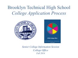 Brooklyn Technical High School College Office