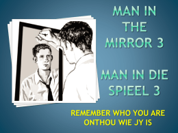 MAN in the MIRROR3