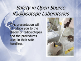 Safety in Biology Laboratories