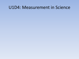 U1D4: Measurement Lab