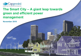 Smart City – A giant leap towards green and efficient