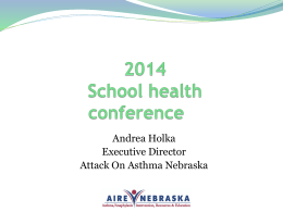 2014 School health conference