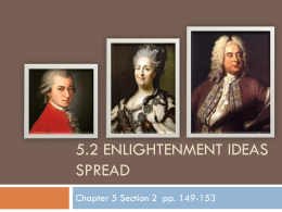 5.2 Enlightenment Ideas Spread