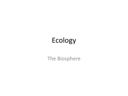 The Biosphere Powerpoint