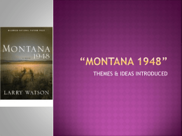 Montana 1948 - WantirnaEnglish