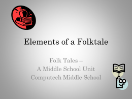 Elements of a Folk Tale