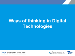 Ways of thinking in Digital Technologies (pptx