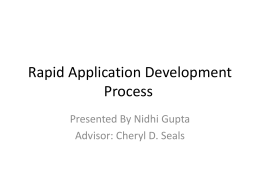 Rapid Application Process
