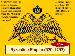 Byzantine Empire (330-1453)