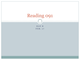 Reading 091