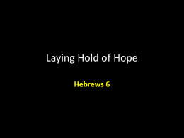 Hebrews 06b