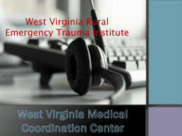 West Virginia Medical Coordination Center
