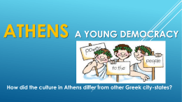 Greece - Athens: A Young Democracy