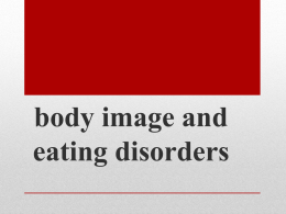 5 Body Image and Eating Disorders PowerPoint