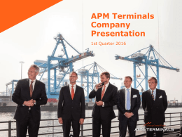 APM Terminals PowerPoint