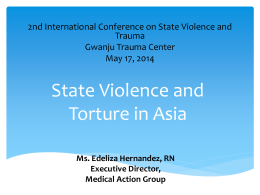 State Violence and Torture in Asia