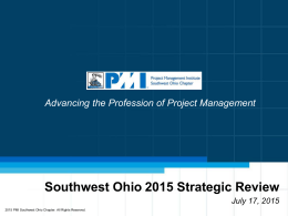 Advancing the Profession of Project Management