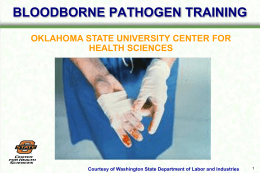Bloodborne Pathogens Training Kit - Copyright OSU-CHS