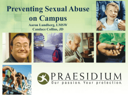 Preventing Sexual Abuse on Campus