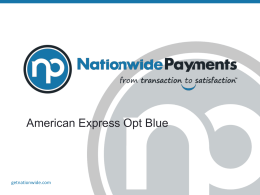 American Express Opt Blue