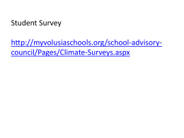NSBMS Student Survey Directions