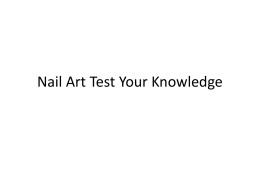 Nail Art Test Your Knowledge