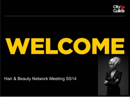 Hair and Beauty Network Meeting Presentation SS14