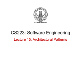 CS223: Software Engineering